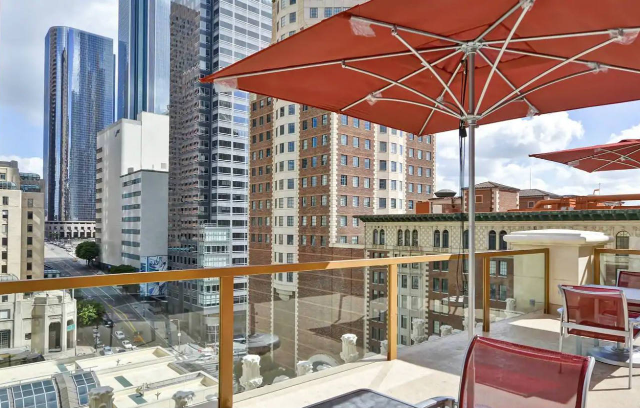 Hilton Checkers Los Angeles Exterior foto